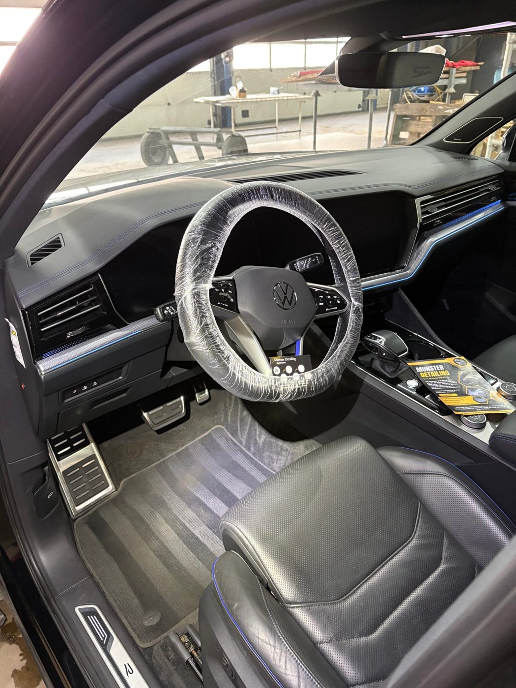Gereinigd interieur van een Volkswagen
